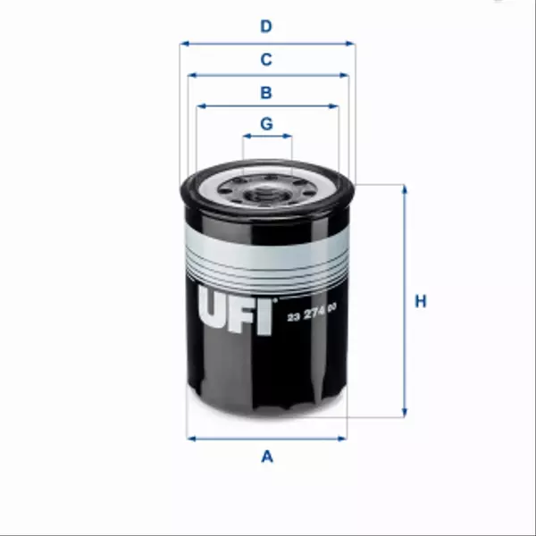 UFI FILTR OLEJU 23.274.00 