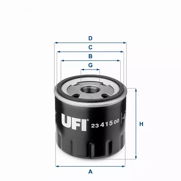 UFI ZESTAW FILTRÓW ALFA ROMEO 156 1.6 2.0 TS 