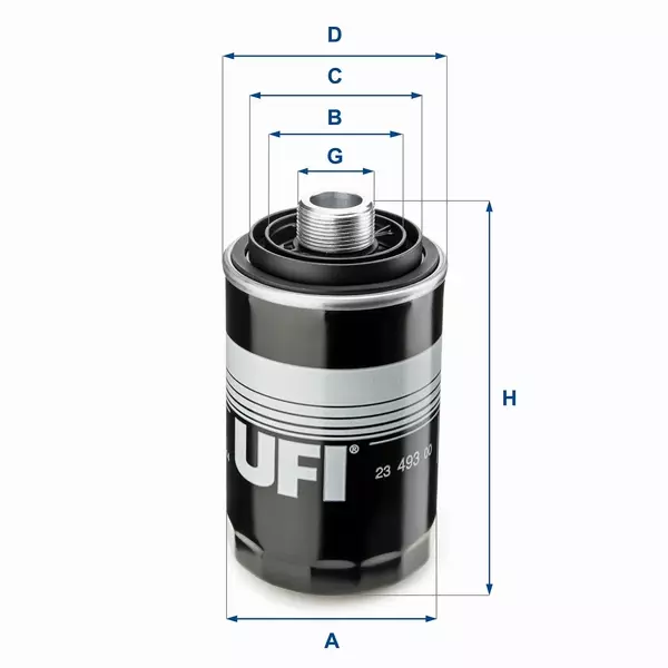 UFI FILTR OLEJU 23.493.00 