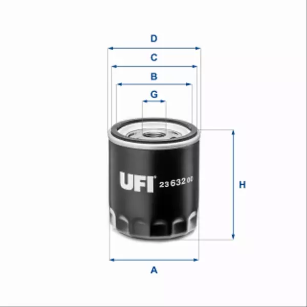 UFI FILTR OLEJU 23.632.00 