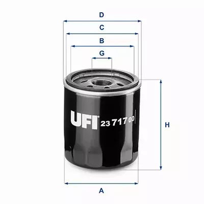 UFI FILTR OLEJU 23.717.00 