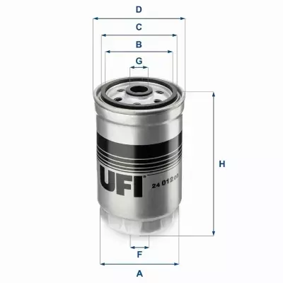 UFI FILTR PALIWA 24.012.00 