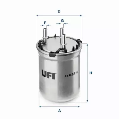 UFI FILTR PALIWA 24.033.00 