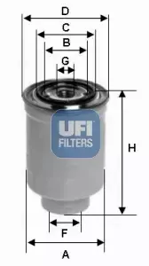 UFI FILTR PALIWA 24.119.00 