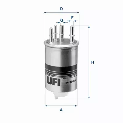 UFI FILTR PALIWA 24.190.00 