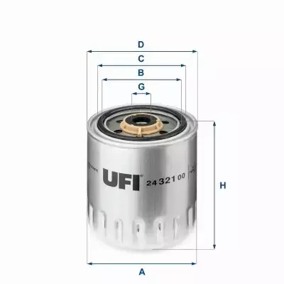 UFI FILTR PALIWA 24.321.00 