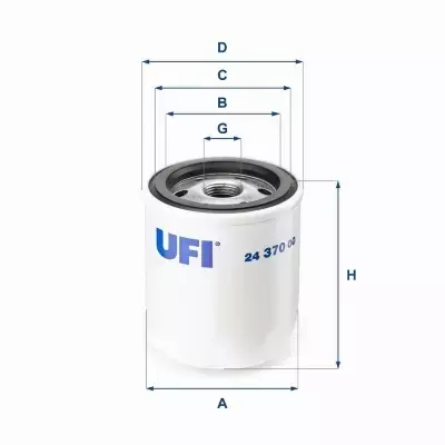 UFI FILTR PALIWA 24.370.00 