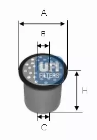 UFI FILTR PALIWA 24.388.00 