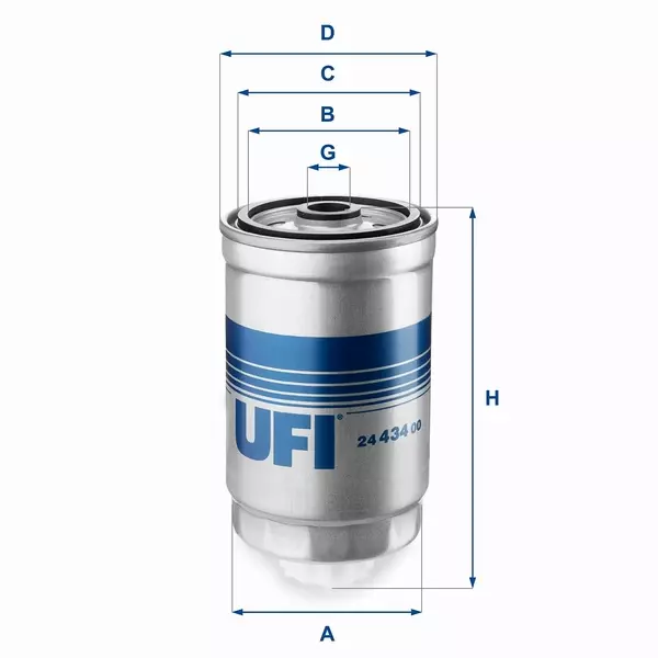 UFI FILTR PALIWA 24.434.00 