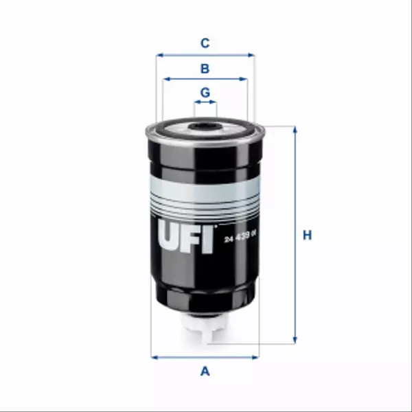 UFI FILTR PALIWA 24.439.00 