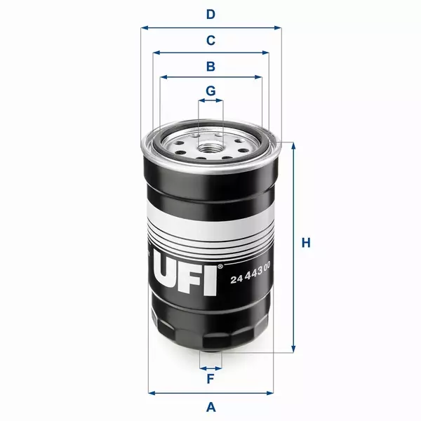 UFI FILTR PALIWA 24.443.00 