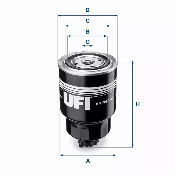 UFI FILTR PALIWA 24.444.00 