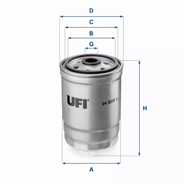 UFI FILTR PALIWA 24.528.01 