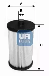 UFI FILTR PALIWA 26.057.00 