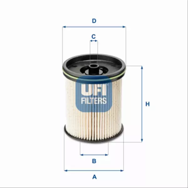 UFI FILTR PALIWA 26.122.00 