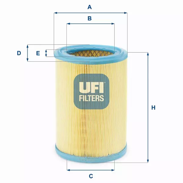 UFI FILTR POWIETRZA 27.252.00 