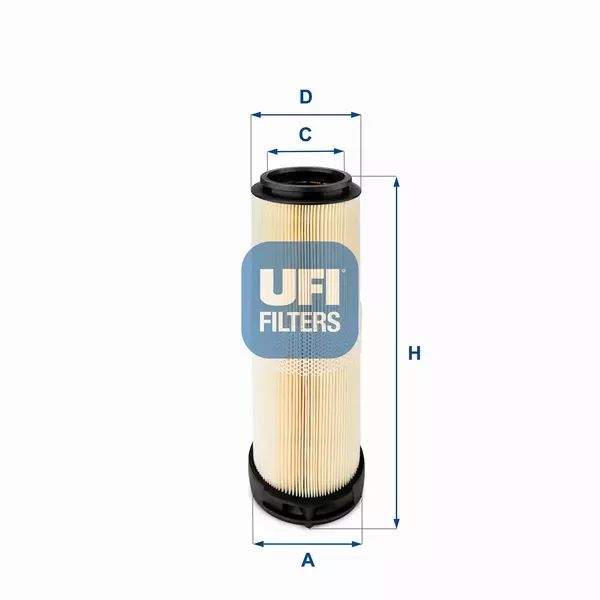 UFI FILTR POWIETRZA 27.596.00 