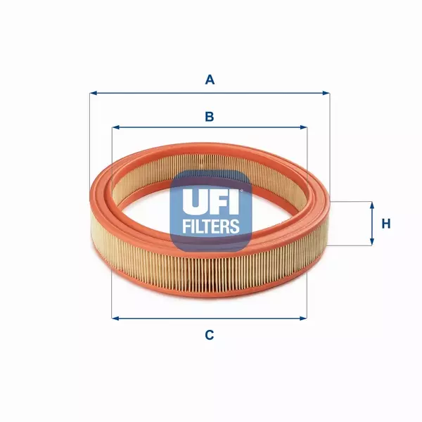 UFI FILTR POWIETRZA 30.038.01 