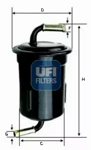 UFI FILTR PALIWA 31.715.00 