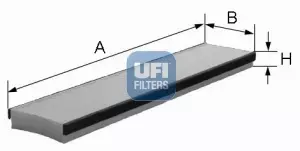 UFI FILTR KABINOWY 53.016.00 