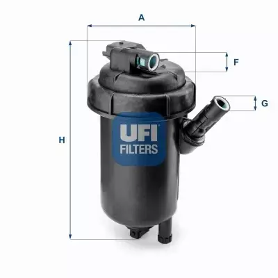 UFI OBUDOWA FILTRA PALIWA OPEL VECTRA C 1.9 CDTI 