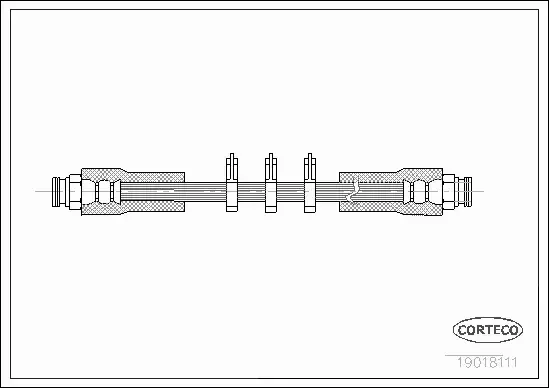 CORTECO PRZEWÓD HAMULCOWY 19018111 