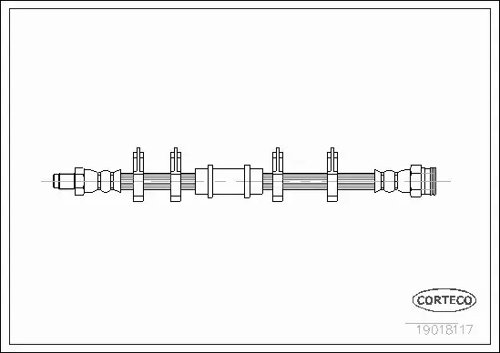 CORTECO PRZEWÓD HAMULCOWY 19018117 