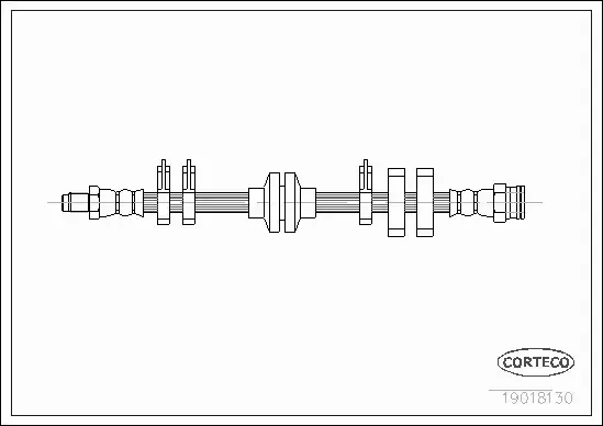 CORTECO PRZEWÓD HAMULCOWY 19018130 