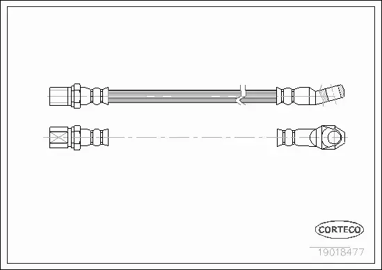 CORTECO PRZEWÓD HAMULCOWY 19018477 
