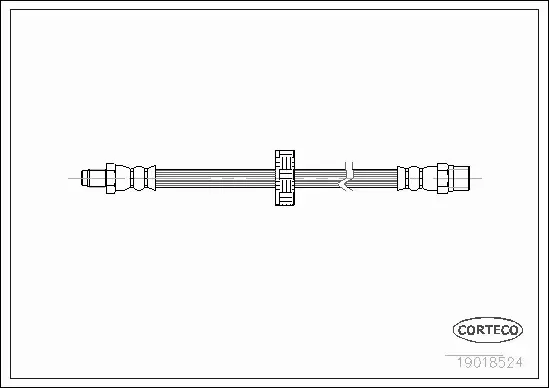 CORTECO PRZEWÓD HAMULCOWY 19018524 