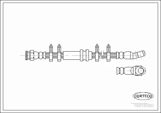 CORTECO PRZEWÓD HAMULCOWY 19018580 