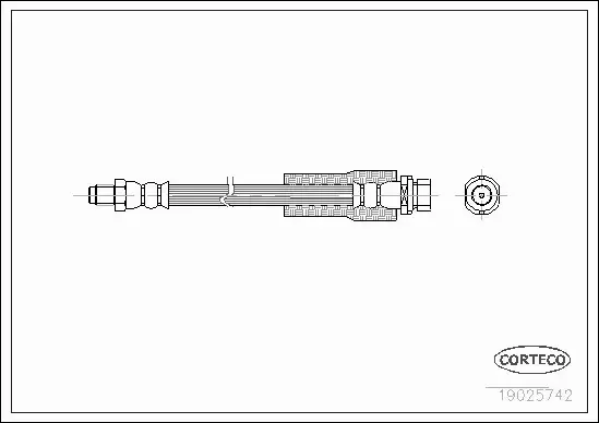 CORTECO PRZEWÓD HAMULCOWY 19025742 