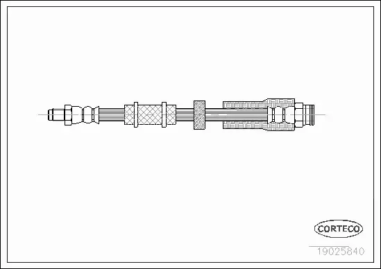 CORTECO PRZEWÓD HAMULCOWY 19025840 