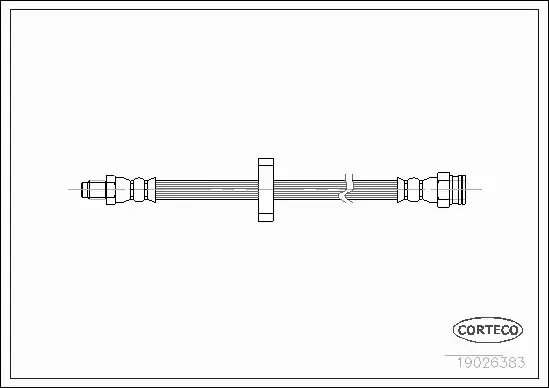 CORTECO PRZEWÓD HAMULCOWY 19026383 