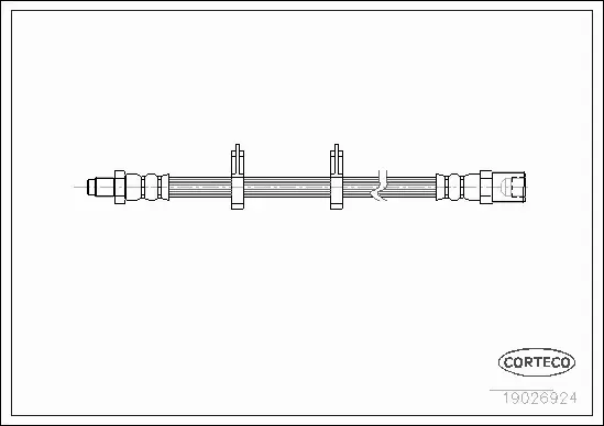 CORTECO PRZEWÓD HAMULCOWY 19026924 