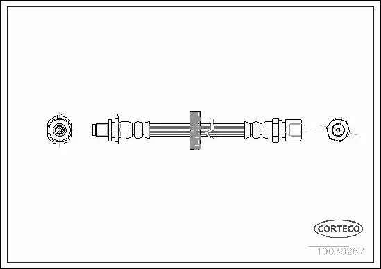 CORTECO PRZEWÓD HAMULCOWY 19030267 