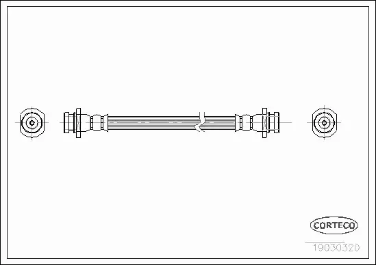 CORTECO PRZEWÓD HAMULCOWY 19030320 