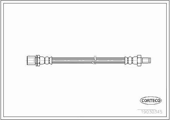 CORTECO PRZEWÓD HAMULCOWY 19030345 