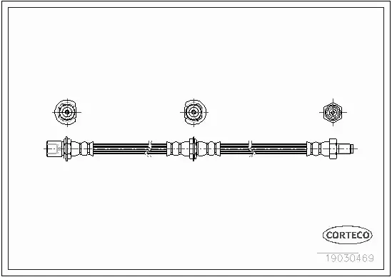 CORTECO PRZEWÓD HAMULCOWY 19030469 