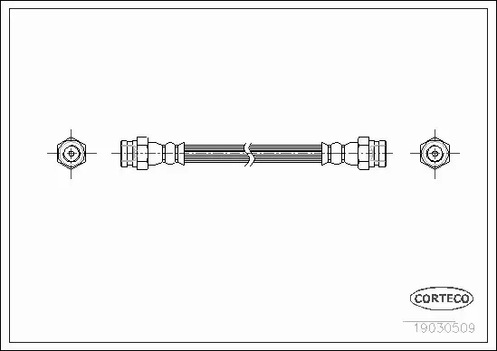 CORTECO PRZEWÓD HAMULCOWY 19030509 