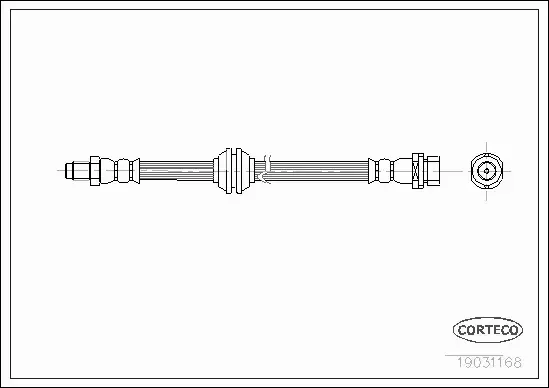 CORTECO PRZEWÓD HAMULCOWY 19031168 