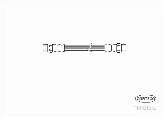 CORTECO PRZEWÓD HAMULCOWY 19031655 