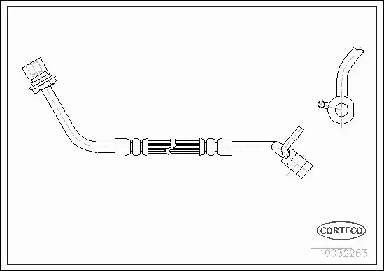 CORTECO PRZEWÓD HAMULCOWY 19032263 