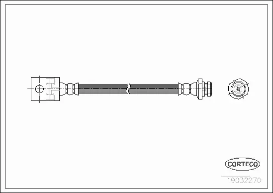 CORTECO PRZEWÓD HAMULCOWY 19032270 
