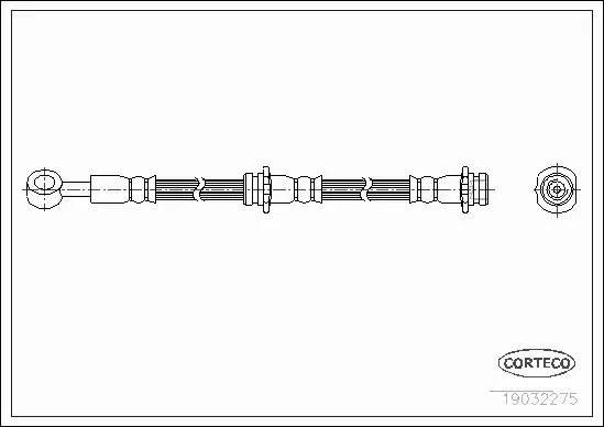 CORTECO PRZEWÓD HAMULCOWY 19032275 