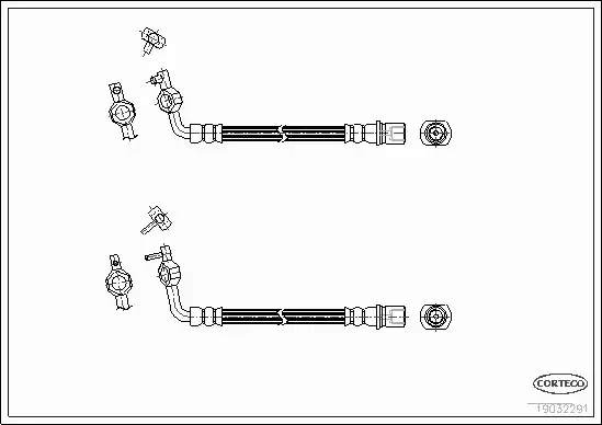 CORTECO PRZEWÓD HAMULCOWY 19032291 
