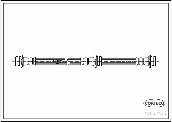 CORTECO PRZEWÓD HAMULCOWY 19032365 