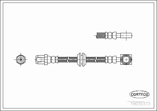 CORTECO PRZEWÓD HAMULCOWY 19032373 