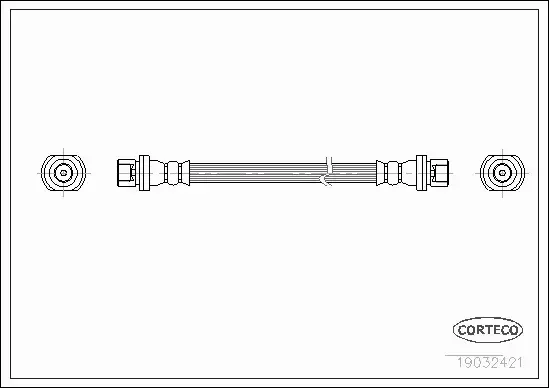 CORTECO PRZEWÓD HAMULCOWY 19032421 