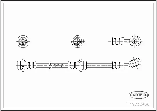 CORTECO PRZEWÓD HAMULCOWY 19032466 